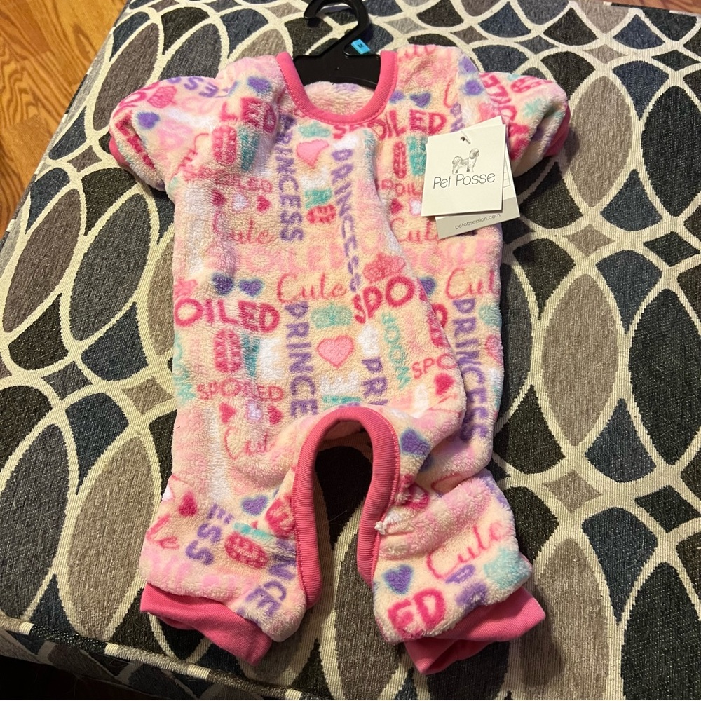 Pet Posse Dog Pajamas Size Medium New NWT